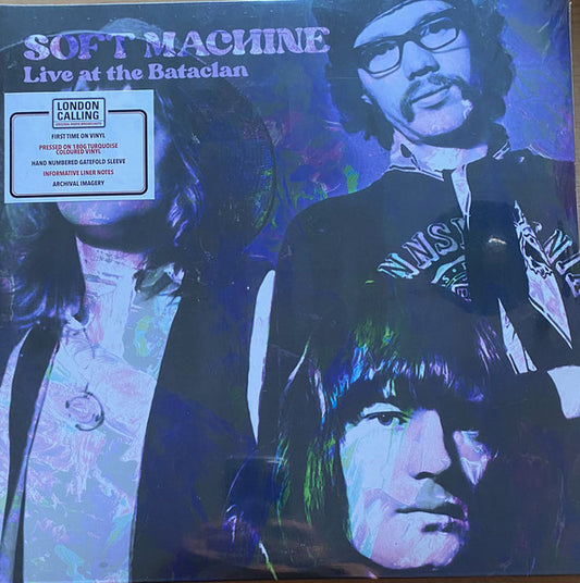 Soft Machine - Live At The Bataclan - Numbered Turquoise Vinyl 2LP - New
