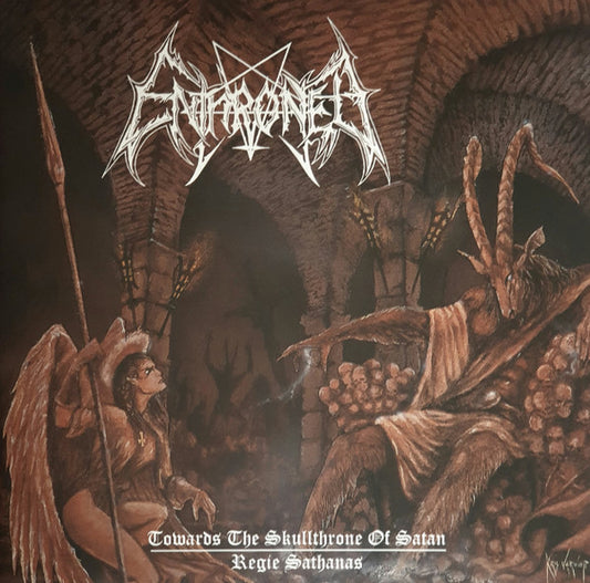 Enthroned - Towards The Skullthrone Of Satan / Regie Sathanas (Ltd) - 2LP - New