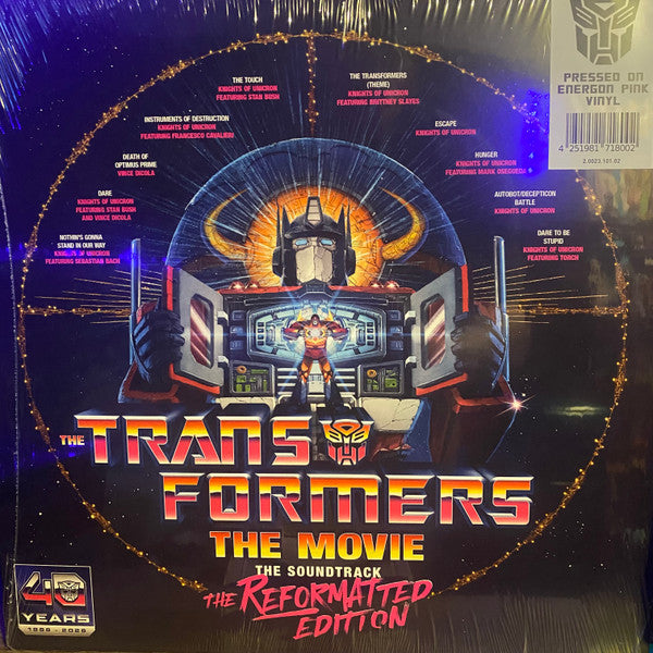 Transformers: The Movie: The Soundtrack - Pink Energon Vinyl LP - New