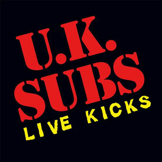 UK Subs - Live Kicks - Orange Vinyl LP - New