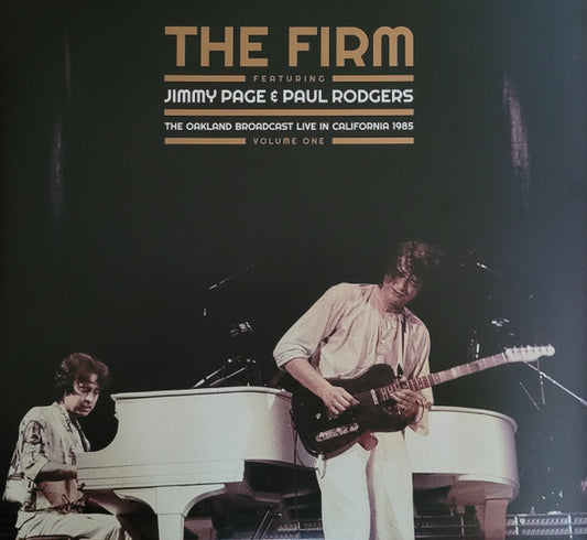 The Firm (7) - The Oakland Broadcast Live In California 1985. Volume One - 2LP