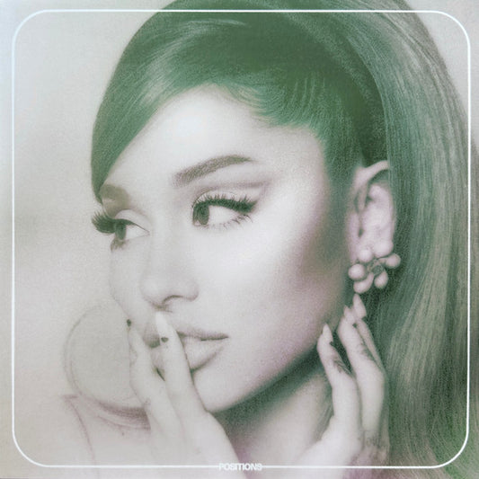 Ariana Grande - Positions - Pink & Mint Green Splatter Vinyl LP - New