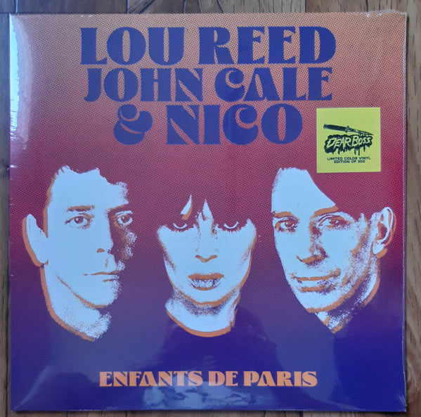 Lou Reed, John Cale, Nico - Live in Paris (Ltd) - Coloured Vinyl LP - New